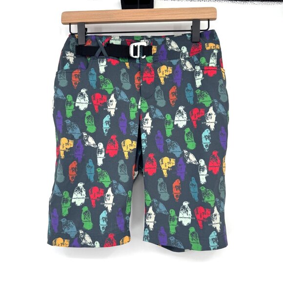 Pearl Izumi Women's Summit Shorts cycling biking recreational bird print graphic - Picture 1 of 12